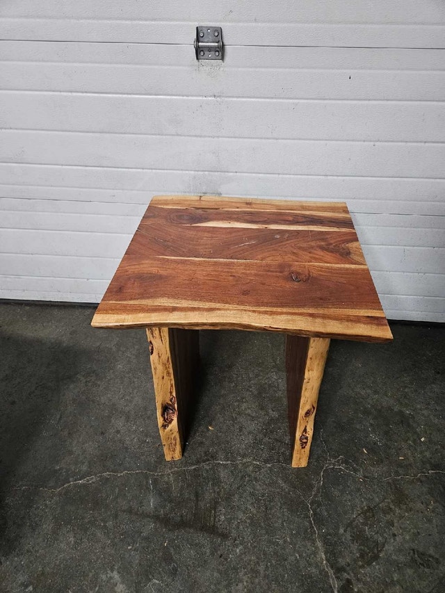 Live Edge Coffee & Side Table Set - Solid Wood - photo 5