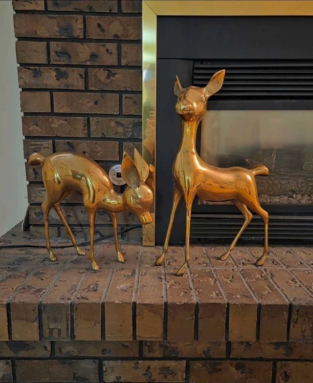 Vintage Brass Decor Set - 1960s Elegance