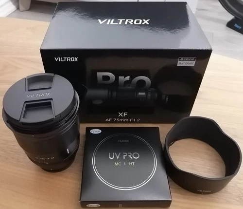 VILTROX 75mm F1.2 Pro AF APS-C Prime Lens Fuji X