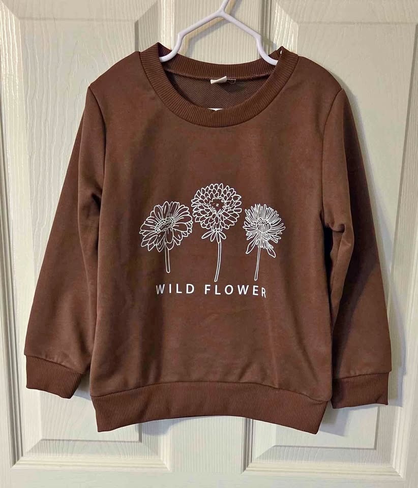 Adorable little wildflower sweatshirt