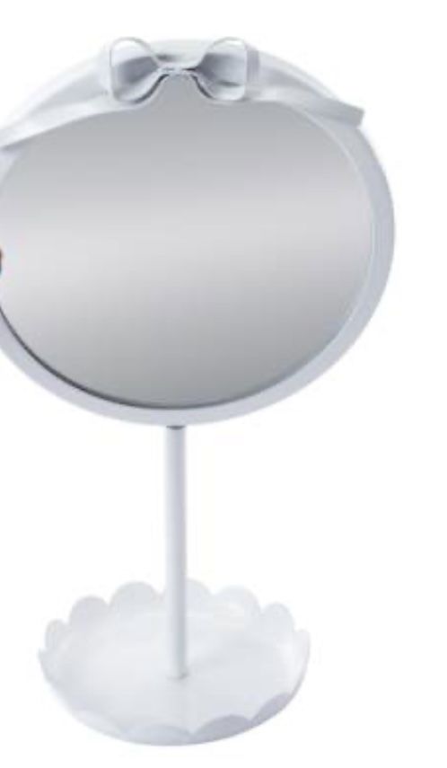 Room to Room Vanity Mirror – White Bow Accent – New in Box - photo 3