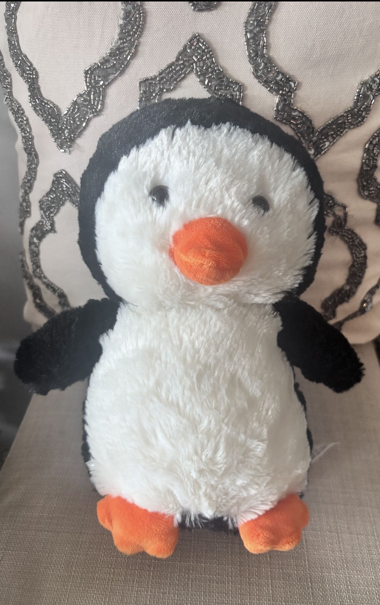 Cute Plush Penguin Stuffed Animal – Soft, Fluffy, 8.5 in Penguin - photo 3