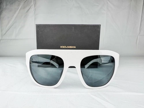 Dolce & Gabbana DG4398-F Oversized Square White Sunglasses Full - photo 3