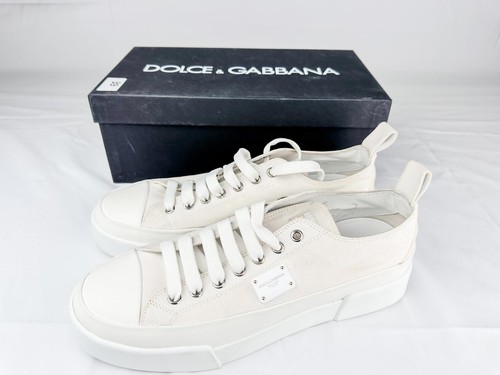 Dolce & Gabbana White Canvas Platform Sneakers – EU 40 / US 9–9. - photo 4