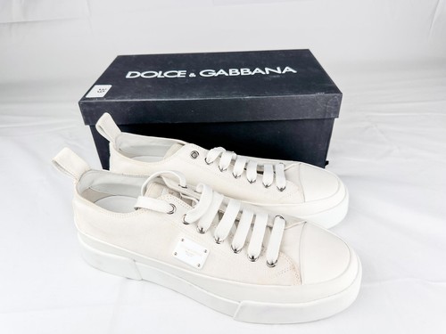 Dolce & Gabbana White Canvas Platform Sneakers – EU 40 / US 9–9. - photo 5
