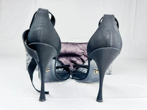 Dolce & Gabbana Black Strappy Heels - EU 40 / US 9 - photo 4