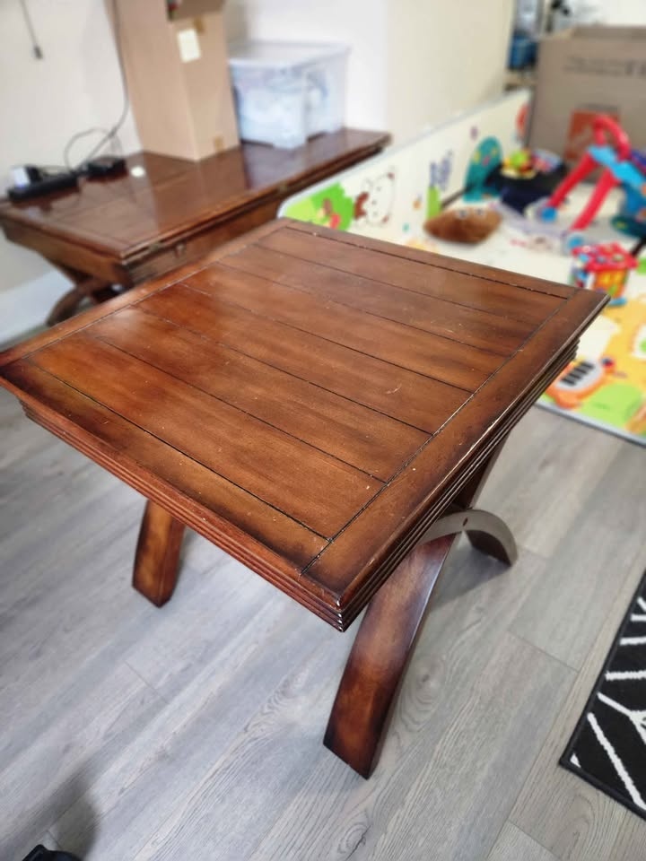 Expandable Coffee Table & 2 Side Tables - photo 2