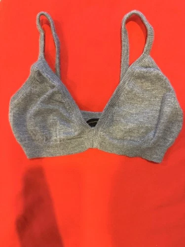 Kiki de Montparnasse 245482 Womens Cashmere Bralette Bra Midnigh