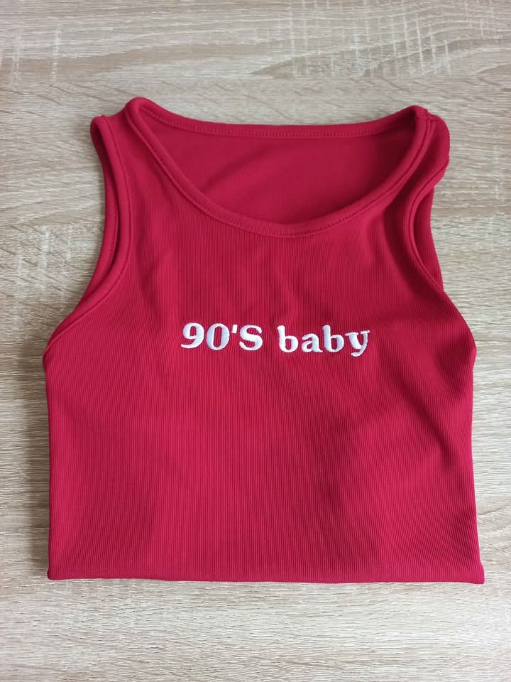 Womens 90's Baby Crop Top - photo 2