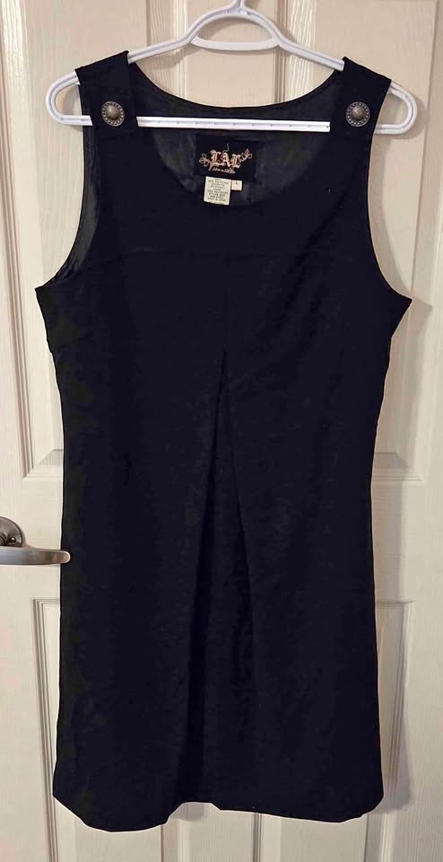 Y2K Black Jumper Dress by Live a Little LAL - Size L