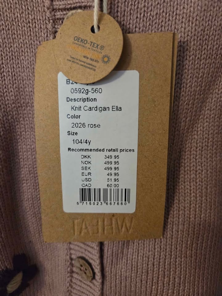 Wheat Kids Knit Ella Cardigan - photo 2