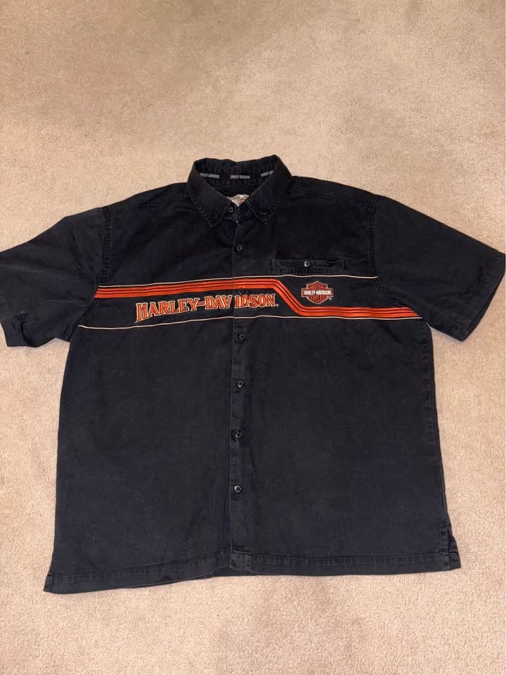 Harley-Davidson Black Button-Up Shirt - photo 2