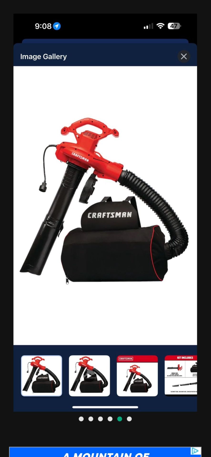 Leaf Blower And Vacuum