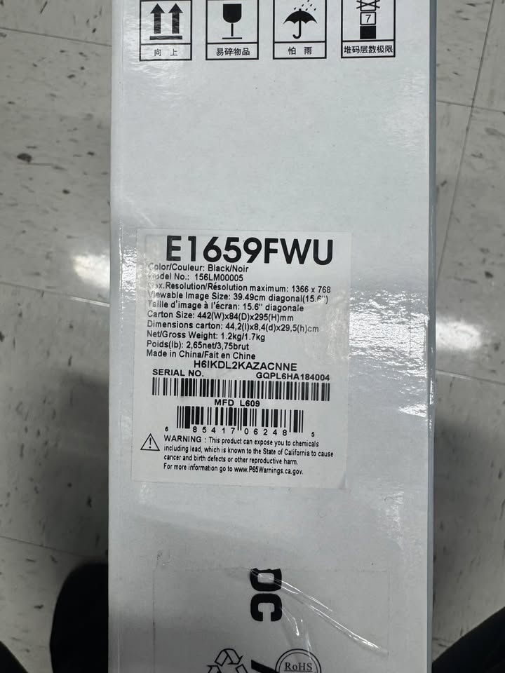 AOC 15.6" Ultra Slim Portable LED Monitor (Brand New) - photo 3
