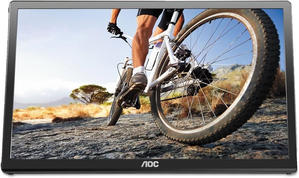 AOC 15.6" Ultra Slim Portable LED Monitor (Brand New) - photo 4