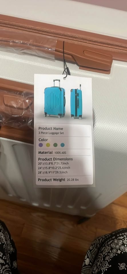 3 Piece Luggage Set - NEW - photo 4
