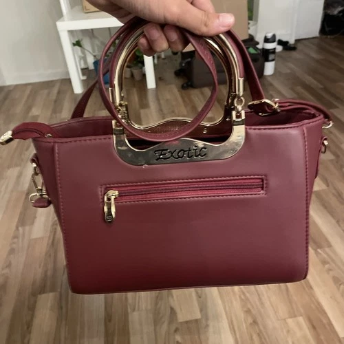 Exotic Selma Saffiano Leather Satchel Women’s handbag