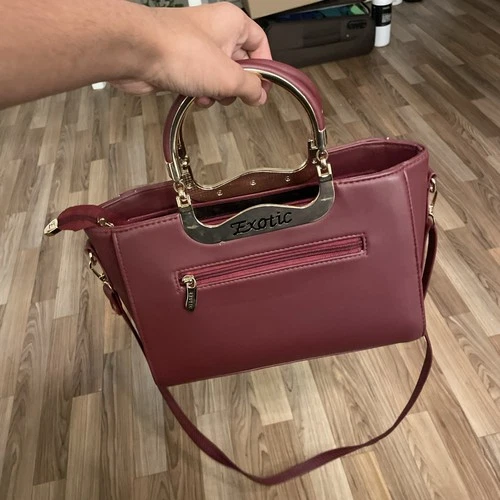Exotic Selma Saffiano Leather Satchel Women’s handbag - photo 3