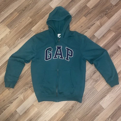 Gap Green Zip-up Hoodie - Men's Small