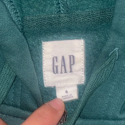 Gap Green Zip-up Hoodie - Men's Small - photo 4