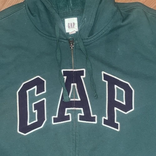 Gap Green Zip-up Hoodie - Men's Small - photo 5