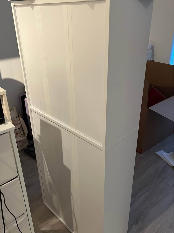 White bookshelf - 5 tiers - photo 3