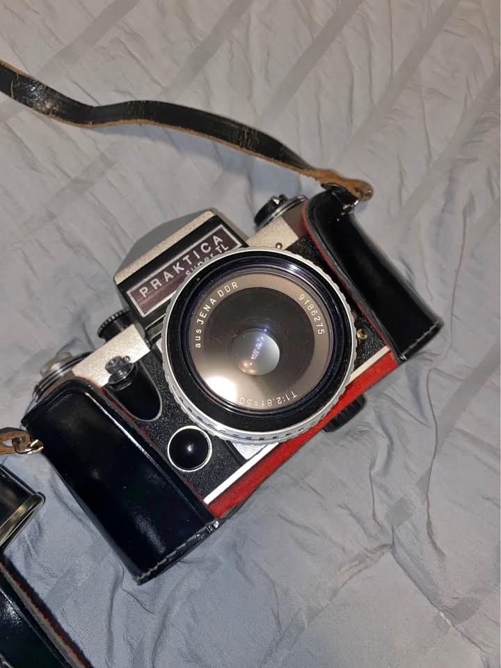 Praktica Super TL 35mm SLR Film Camera w/ 50mm f/2.8 Lens