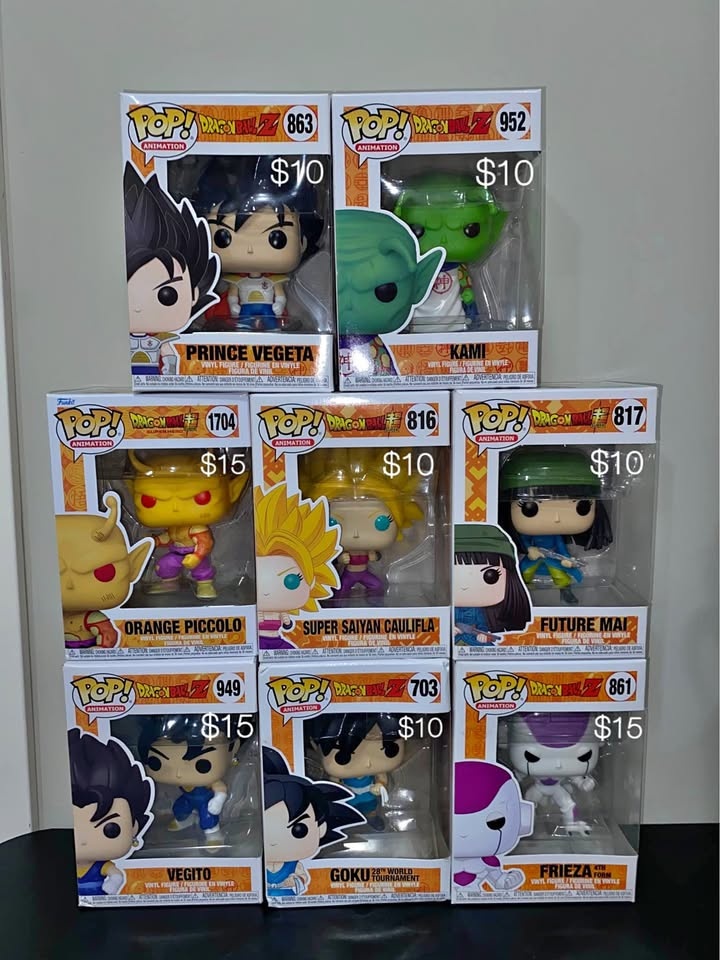 Dragon Ball Funko Pops!