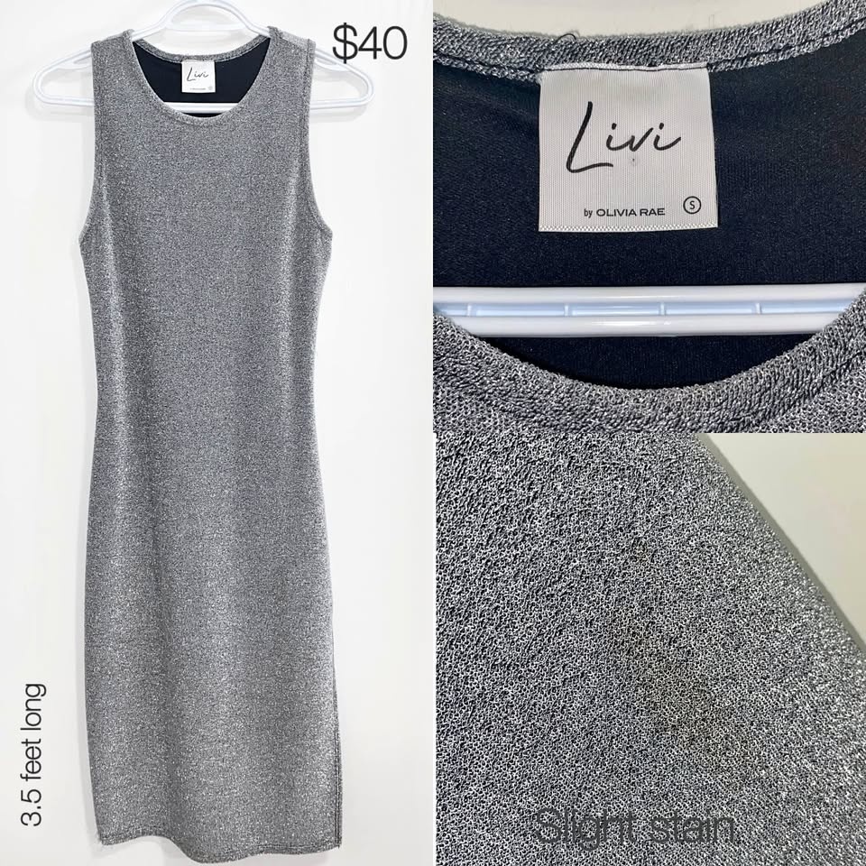 Silver Sparkly Dress