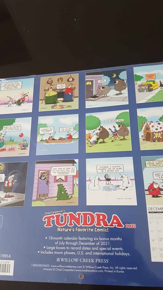 Chad Carpenters Tundra 2022 Wall Calendar - photo 2