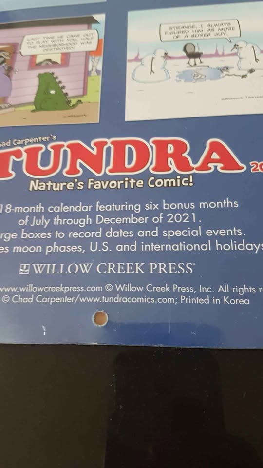 Chad Carpenters Tundra 2022 Wall Calendar - photo 5