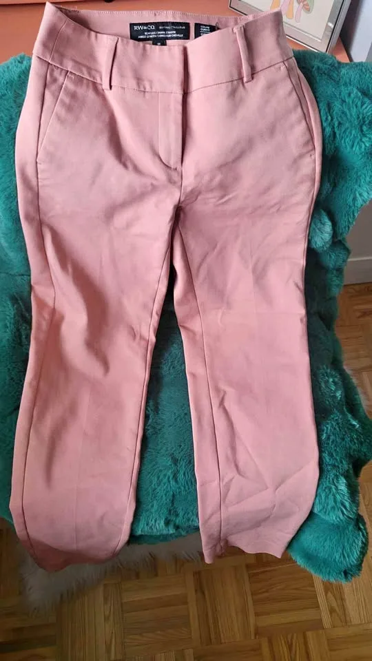 R&W 00 mid-rise pleated dress pant thumbnail