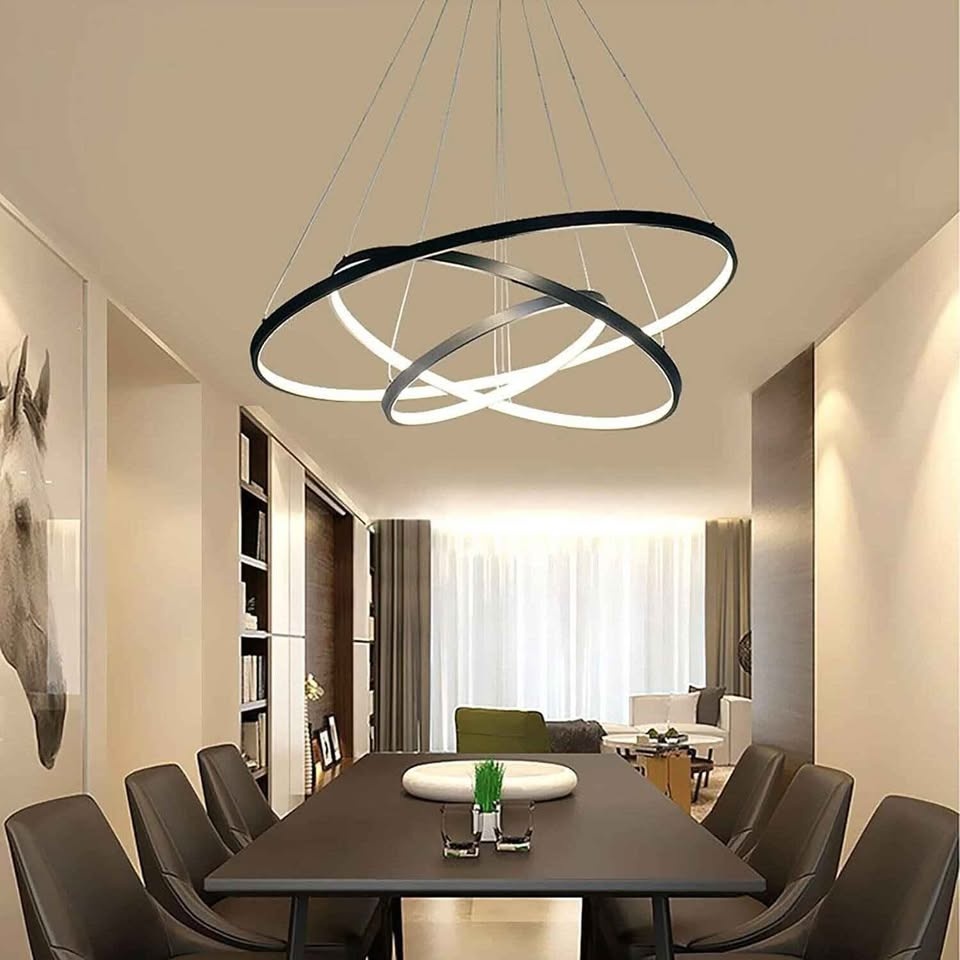 LightInTheBox 3 Ring Pendant Light - photo 4