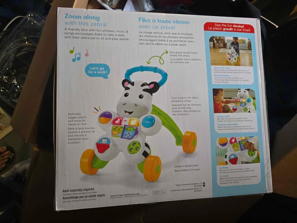 Fisher-Price Learn with Me Zebra Walker - photo 2