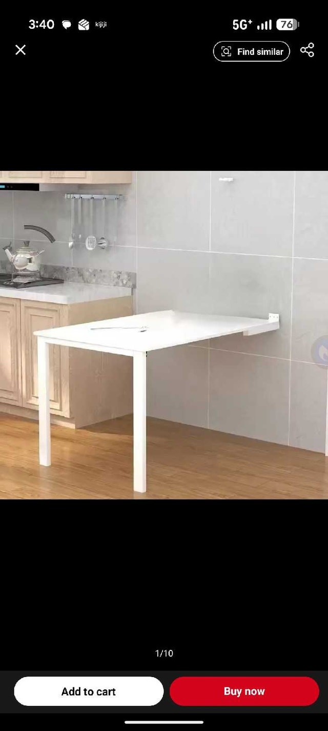 Fold Up Wall Table / Picture Frame - NEW