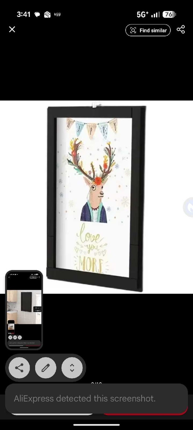 Fold Up Wall Table / Picture Frame - NEW - photo 3