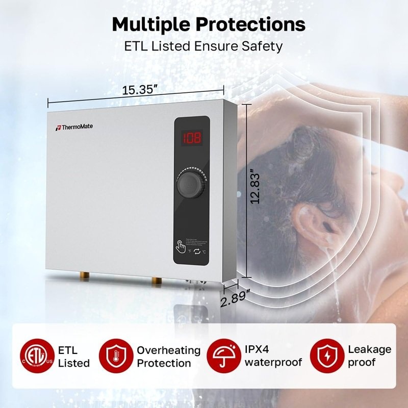 Thermomate 14kW Electric Tankless Water Heater - 240V - photo 2