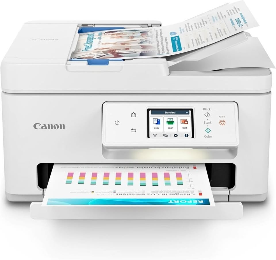 Canon PIXMA TR7820 Wireless All-in-One Printer - White