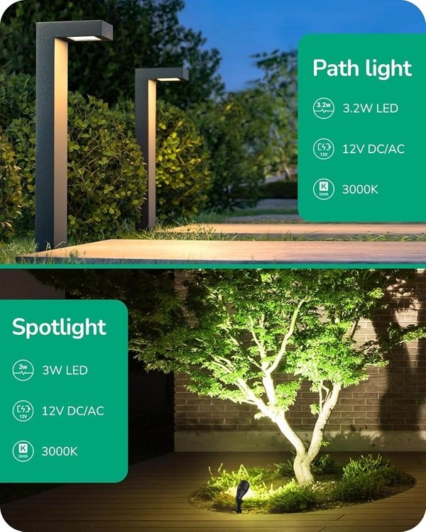 Brand New 8Pack Low Voltage Landscape Lights Kit - photo 2