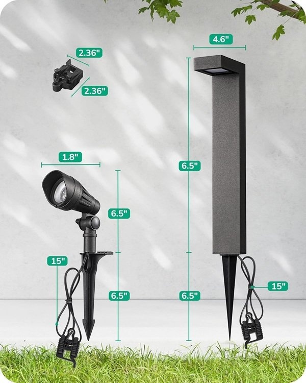 Brand New 8Pack Low Voltage Landscape Lights Kit - photo 5