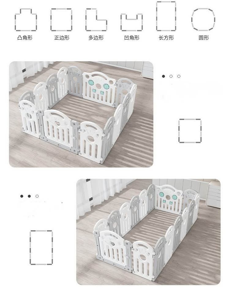Extra Large Baby Playpen - 14 Panels + 2 Gates - photo 2