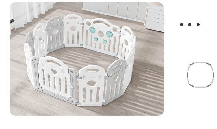 Extra Large Baby Playpen - 14 Panels + 2 Gates - photo 3