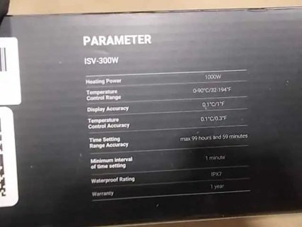 Inkbird Sous Vide 1000w Power - photo 4