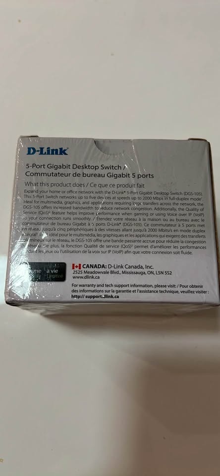 NEW!  5 Port Giga Switch - Moving Sale - photo 2