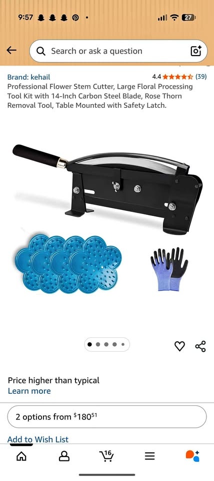 Professional flower stem cutter
