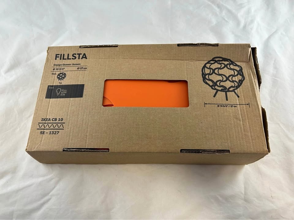IKEA Fillsta Orange Origami Table Lamp