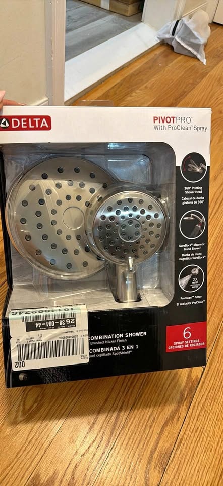 Delta PivotPro Combo Shower Head - New in Box