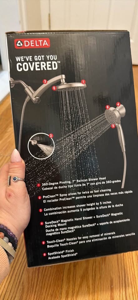 Delta PivotPro Combo Shower Head - New in Box - photo 2