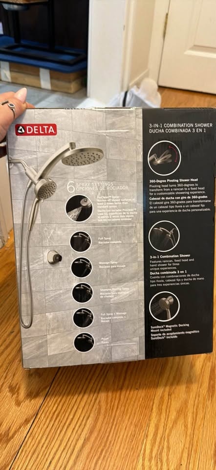 Delta PivotPro Combo Shower Head - New in Box - photo 3