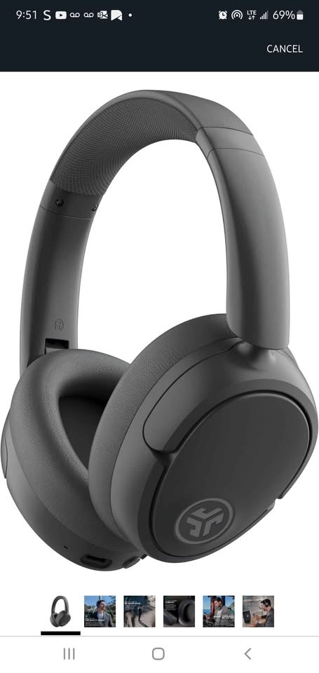 JLab JBuds Lux ANC Wireless Headphones, Graphite - photo 4